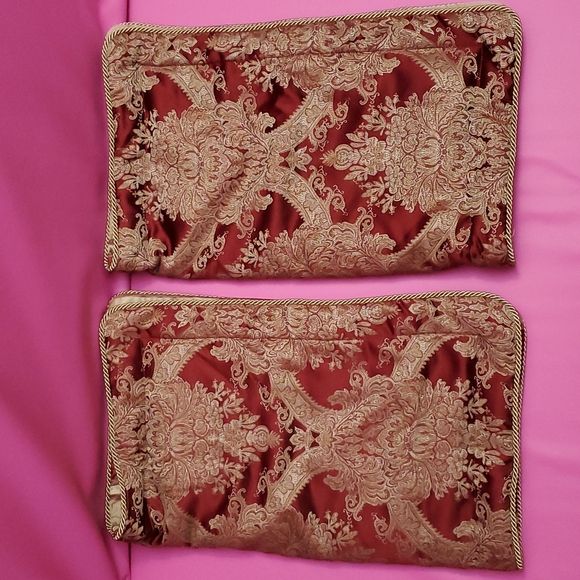 LOT 2 Croscill home pillowcase Victorian European cover 26 x 20 in Rococo - Picture 8 of 8